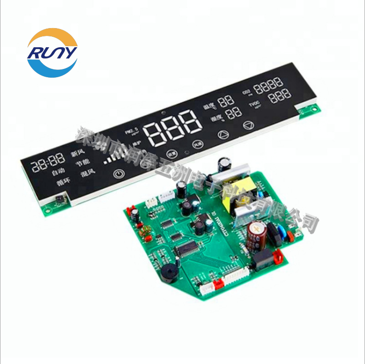 空調(diào)LED數(shù)碼管空氣凈化器SMT貼片加工